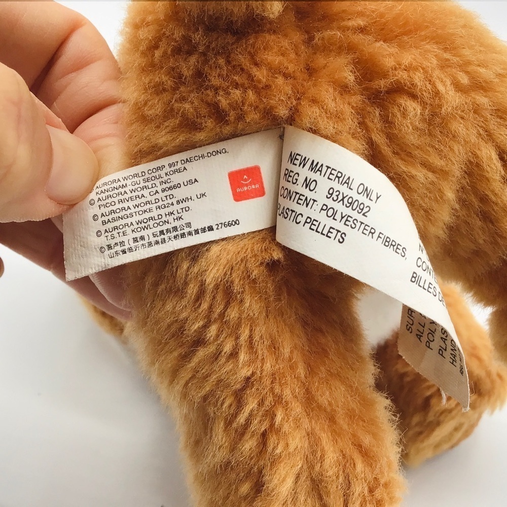 AURORA Bengal Tiger Cub 8” San Diego Zoo Safari Park Plush Tiger Trail Animal - Picture 7 of 9